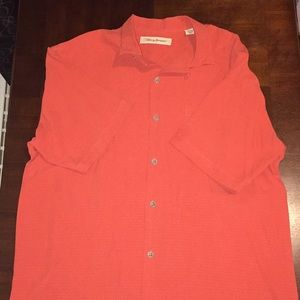 100% Silk Tommy Bahama Button-Down